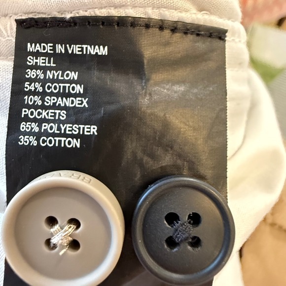 BRADY Mens Tan Chino Golf Pants Size 32 Flat Front Stretch Performance - Picture 6 of 7